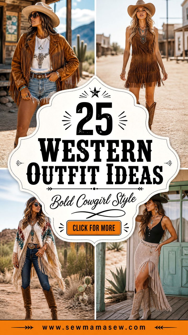 25 Western Outfit Ideas With Fringe for Bold Cowgirl Style - 25 Western Outfit Ideas With Fringe for Bold Cowgirl Style