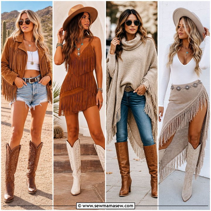 25 Western Outfit Ideas With Fringe for Bold Cowgirl Style