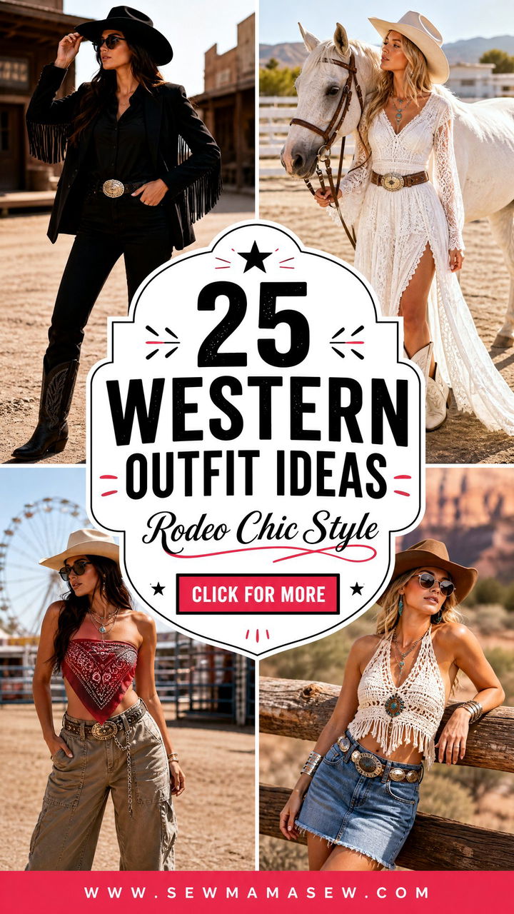 25 Western Outfit Ideas With Hat for Rodeo-Chic Style - 25 Western Outfit Ideas With Hat for Rodeo-Chic Style