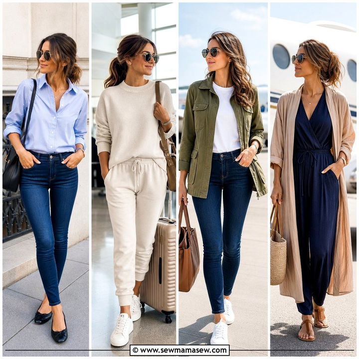 25 What To Wear On A Plane Over 40 For Chic Comfort Now
