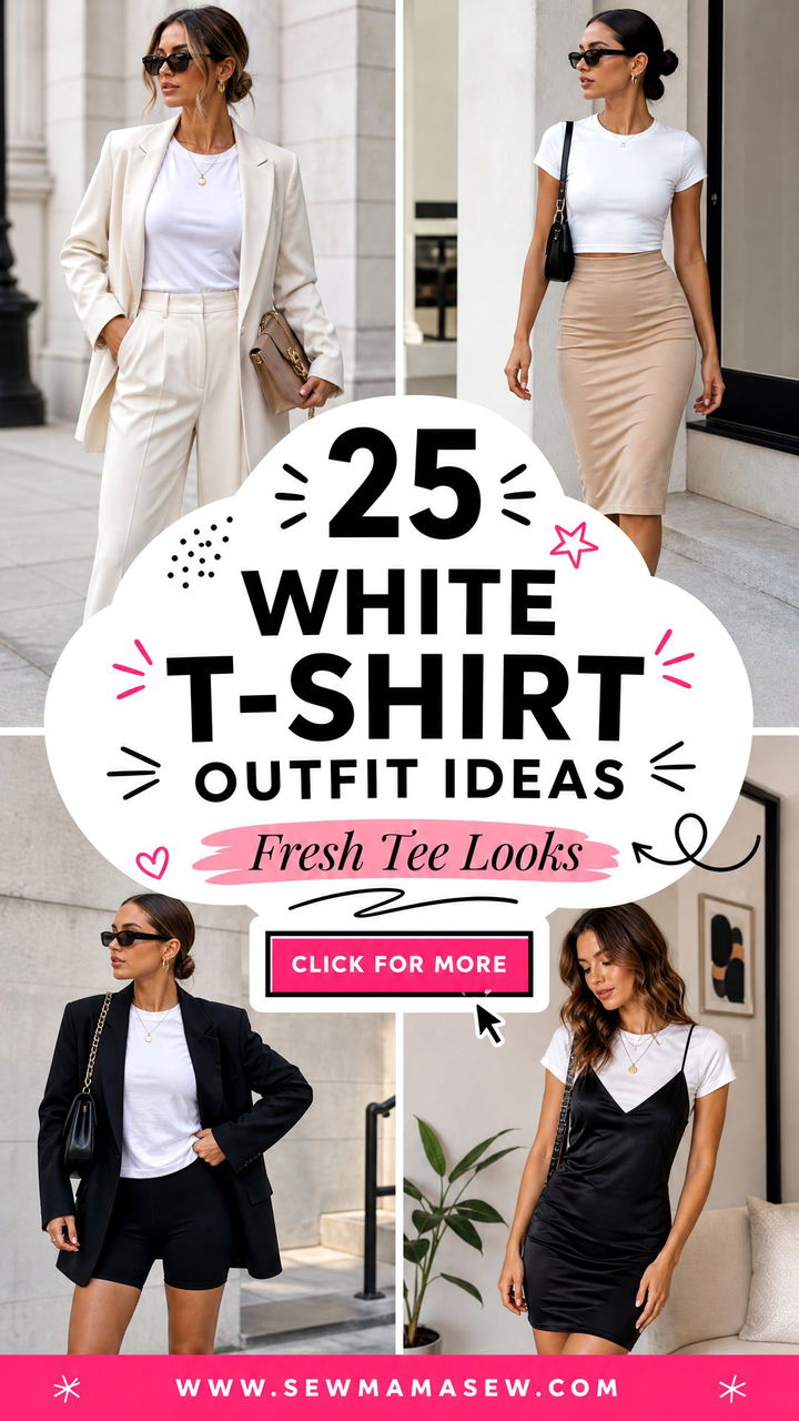 25 White T-Shirt Outfit Ideas 2026 Fresh Looks To Try - 25 White T-Shirt Outfit Ideas 2026: Fresh Looks To Try