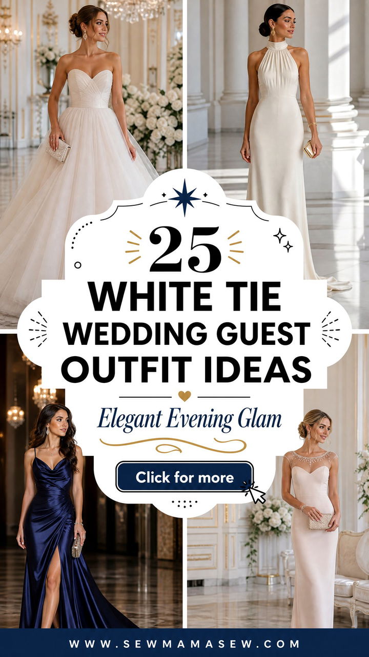25 White Tie Wedding Guest Outfit Ideas for Elegant Evenings - 25 White Tie Wedding Guest Outfit Ideas for Elegant Evenings