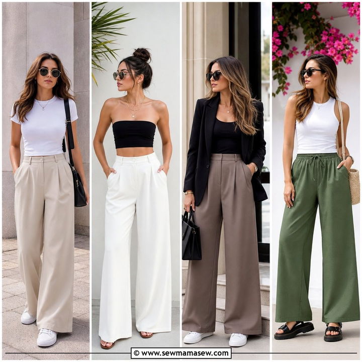 25 Wide Leg Pants Outfits Aesthetic: Chic Looks to Copy