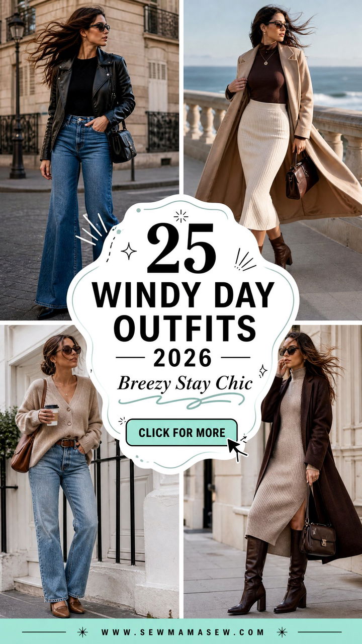 25 Windy Day Outfits 2026 Breezy Looks That Stay Chic - 25 Windy Day Outfits 2026: Breezy Looks That Stay Chic