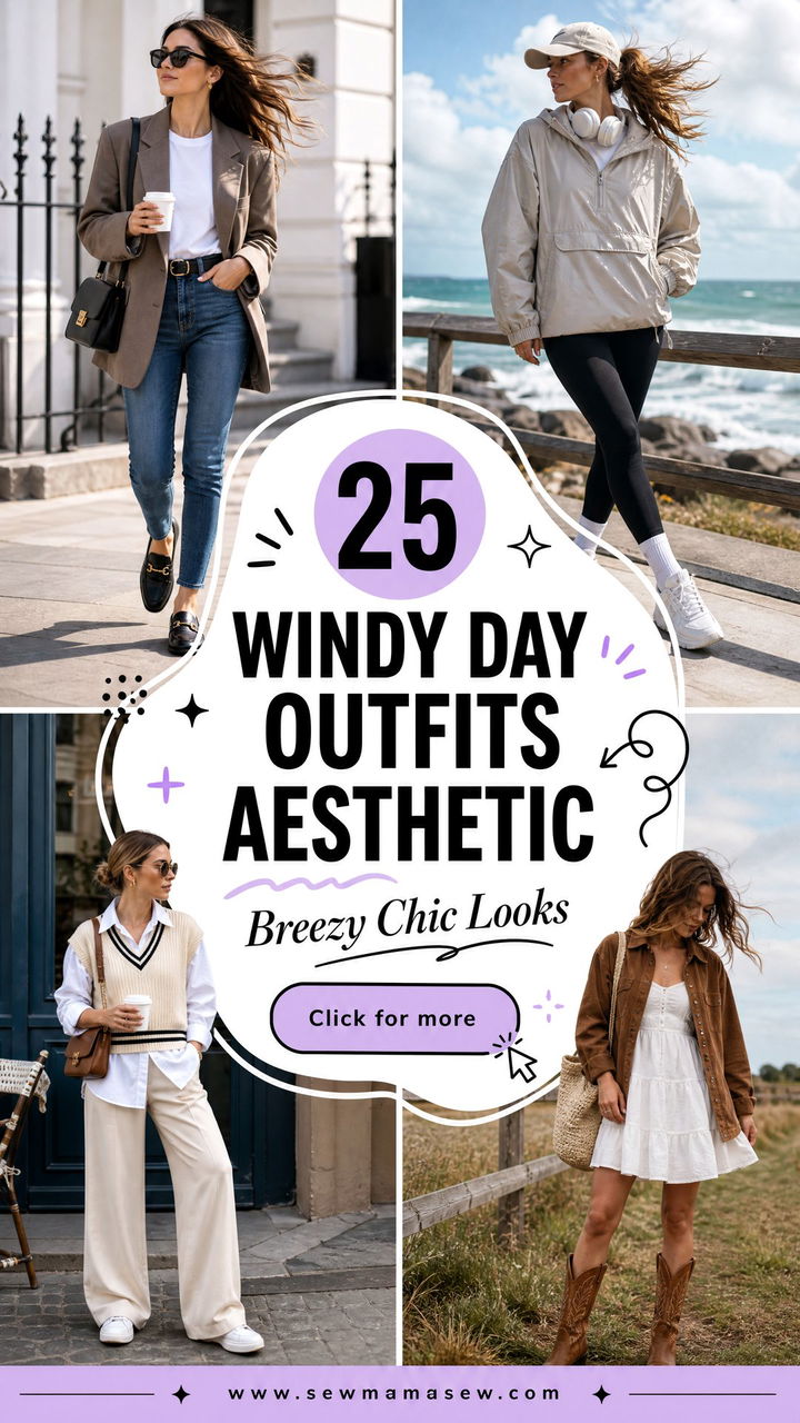 25 Windy Day Outfits Aesthetic for Breezy Chic Looks - 25 Windy Day Outfits Aesthetic for Breezy Chic Looks