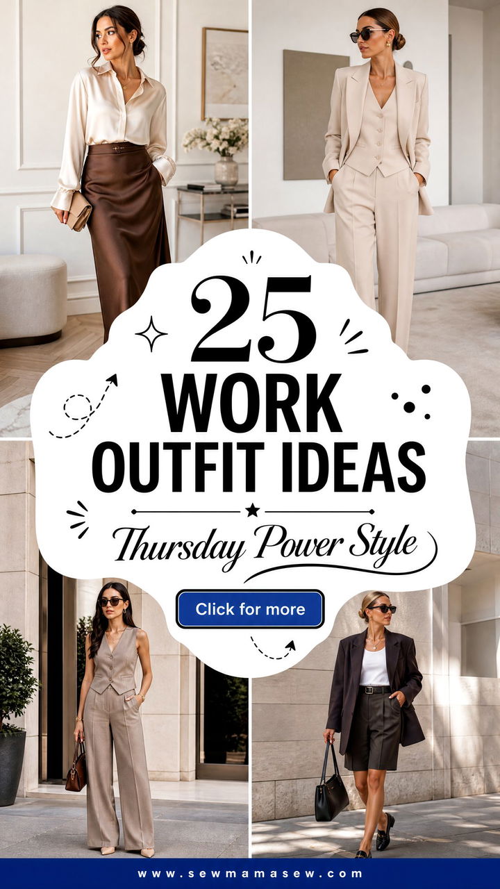 25 Work Outfit Ideas for Thursday to Finish Strong in Style - 25 Work Outfit Ideas for Thursday to Finish Strong in Style