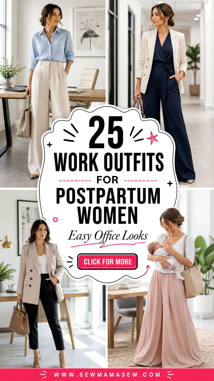 25 Work Outfits For Postpartum Women Easy Office Looks - 25 Work Outfits For Postpartum Women: Easy Office Looks