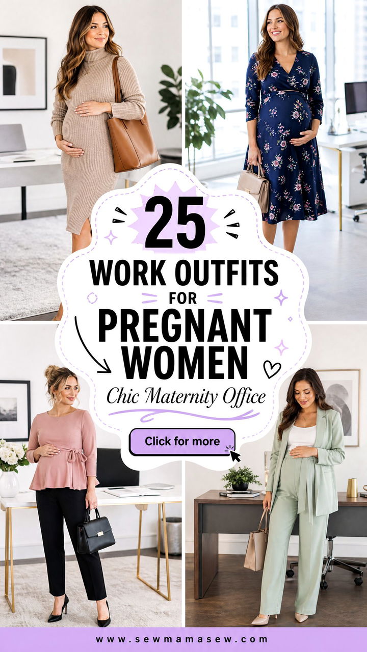 25 Work Outfits For Pregnant Women Chic Maternity Looks - 25 Work Outfits For Pregnant Women: Chic Maternity Looks