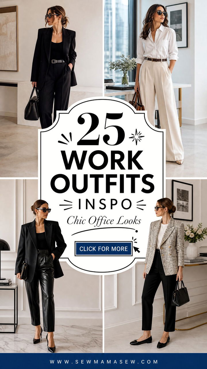 25 Work Outfits Inspo for Chic Office Style This Week - 25 Work Outfits Inspo for Chic Office Style This Week