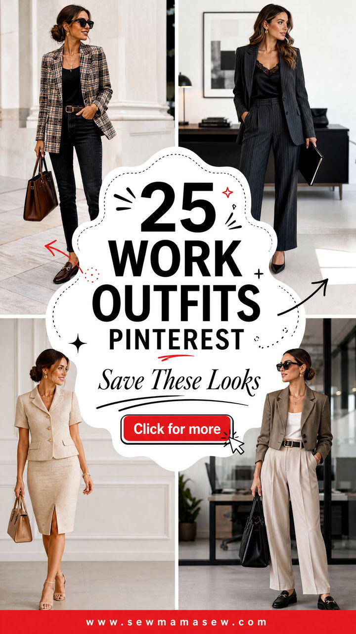 25 Work Outfits Pinterest Chic Looks To Save For Work - 25 Work Outfits Pinterest: Chic Looks To Save For Work