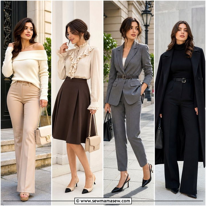 25 Work Outfits for Pear Shaped Body: Flattering Looks