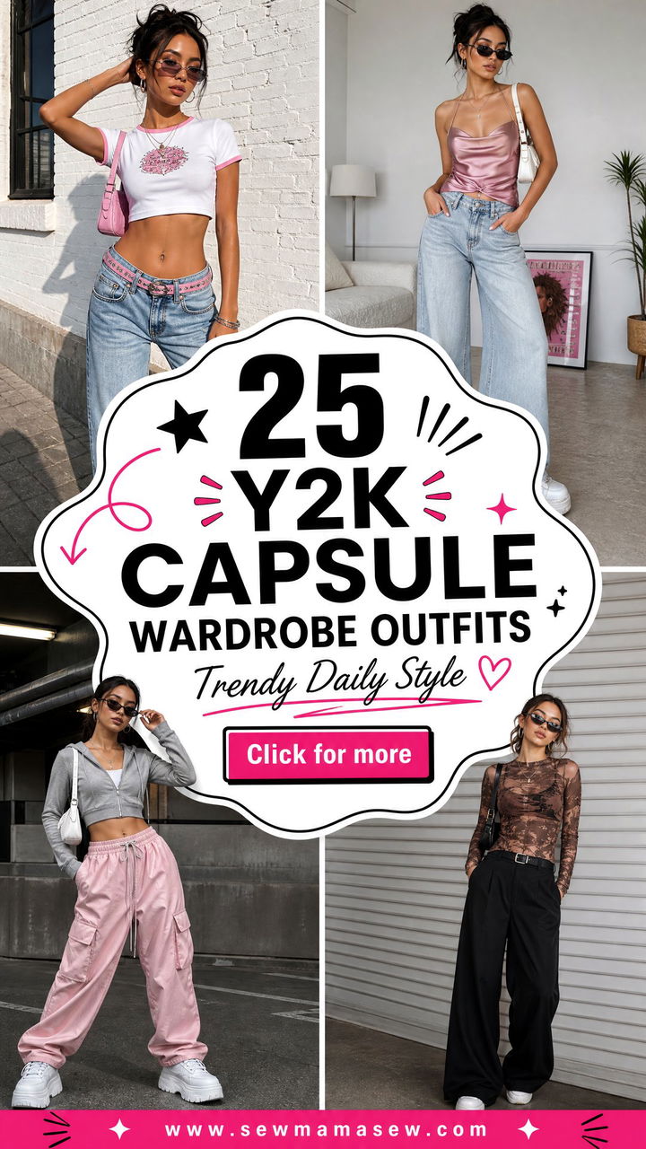 25 Y2K Capsule Wardrobe Outfits for Trendy Everyday Style - 25 Y2K Capsule Wardrobe Outfits for Trendy Everyday Style