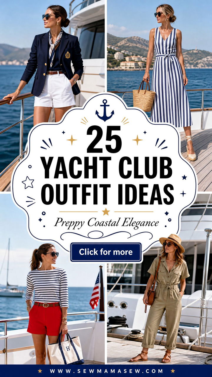 25 Yacht Club Outfit Ideas for Preppy Coastal Elegance - 25 Yacht Club Outfit Ideas for Preppy Coastal Elegance