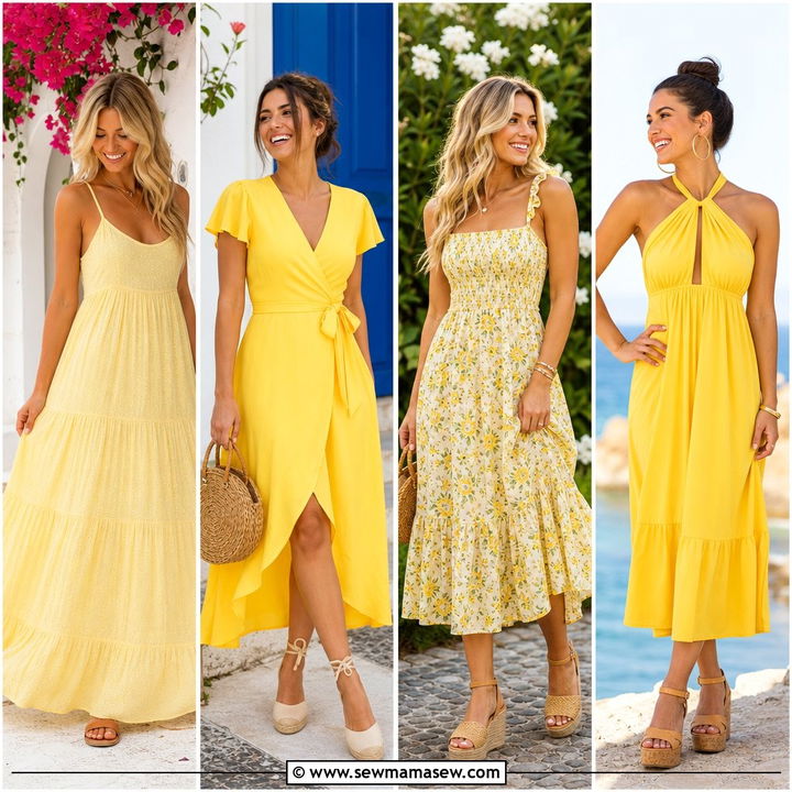 25 Yellow Dress Outfit Ideas Summer 2026 for Sunny Style