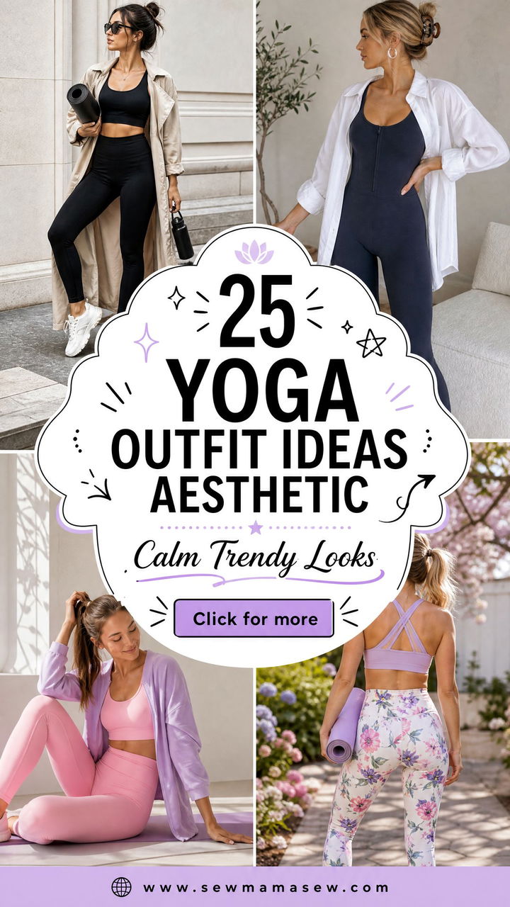 25 Yoga Outfit Ideas Aesthetic for Calm Trendy Looks - 25 Yoga Outfit Ideas Aesthetic for Calm, Trendy Looks