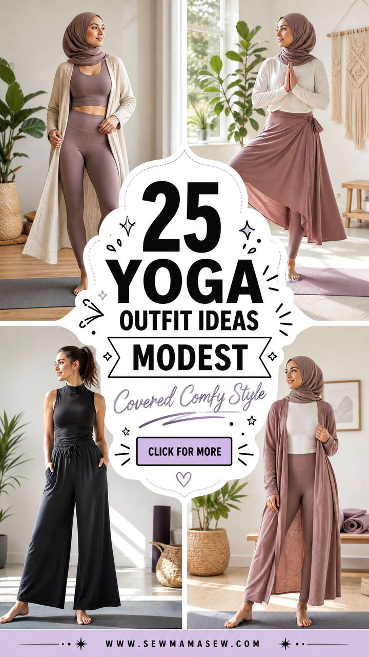 25 Yoga Outfit Ideas Modest Dressers Can Wear Anywhere - 25 Yoga Outfit Ideas Modest Dressers Can Wear Anywhere