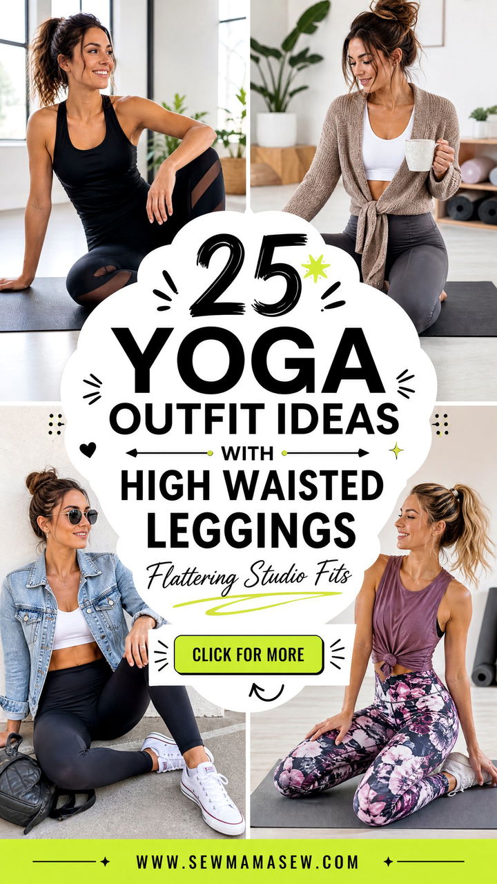 25 Yoga Outfit Ideas With High Waisted Leggings to Try - 25 Yoga Outfit Ideas With High Waisted Leggings to Try