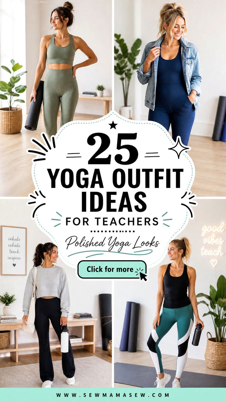 25 Yoga Outfit Ideas for Teachers to Look Polished - 25 Yoga Outfit Ideas for Teachers to Look Polished