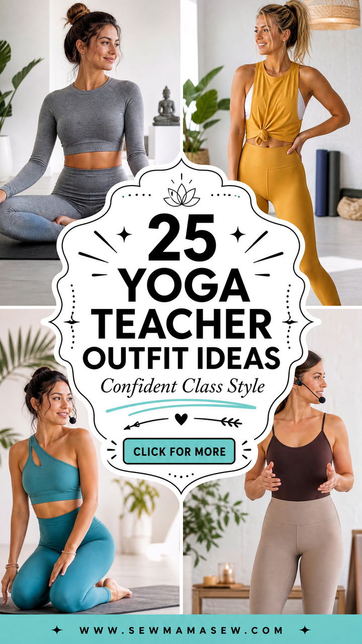 25 Yoga Teacher Outfit Ideas for Confident Class Style - 25 Yoga Teacher Outfit Ideas for Confident Class Style