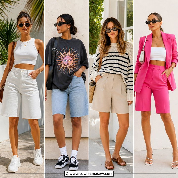 25 chic bermuda shorts outfit ideas Sleek Summer Looks