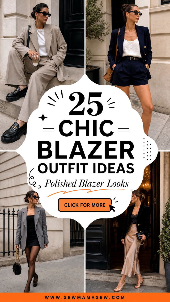 25 chic blazer outfit ideas Polished Looks for Any Day - 25 chic blazer outfit ideas: Polished Looks for Any Day