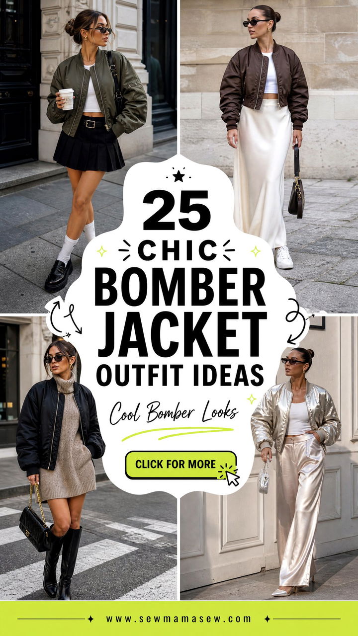 25 chic bomber jacket outfit ideas Cool Looks for Women - 25 chic bomber jacket outfit ideas: Cool Looks for Women