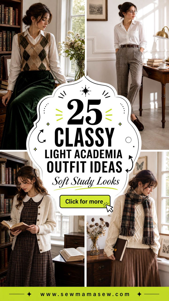 25 classy light academia outfit ideas for Soft Study Looks - 25 classy light academia outfit ideas for Soft Study Looks