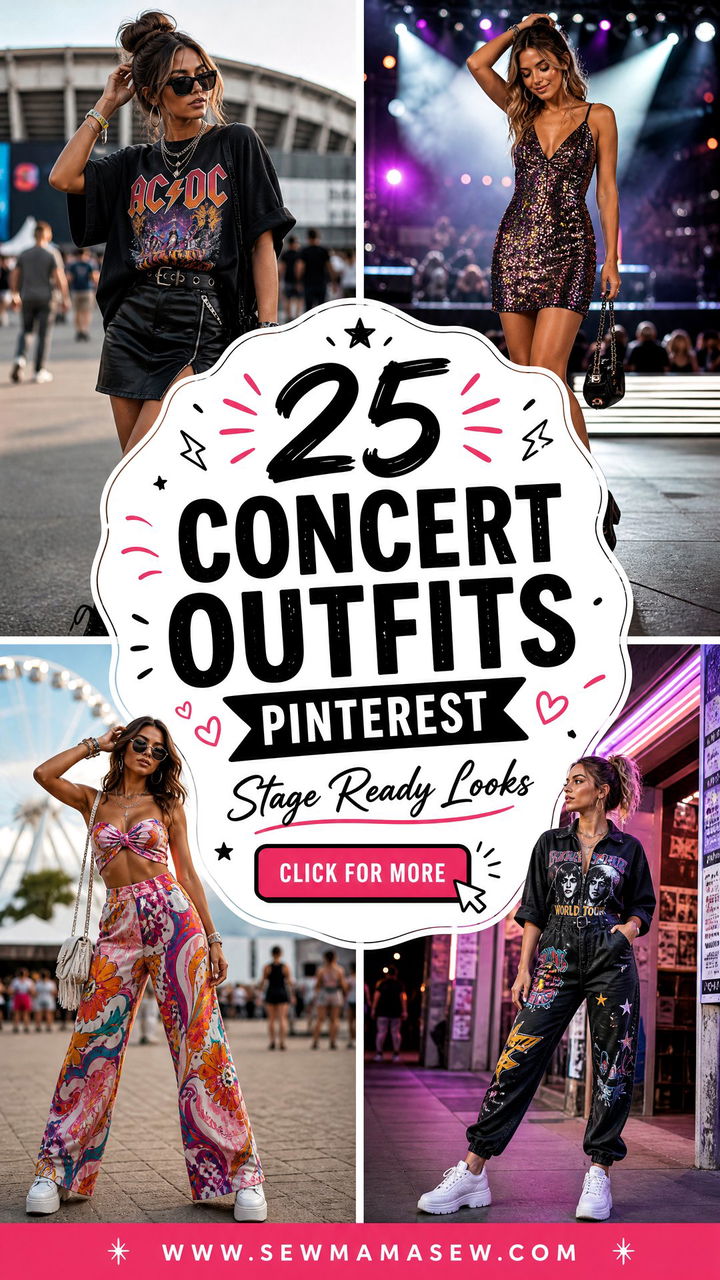 25 concert outfits Pinterest Trendy Looks Fans Will Love - 25 concert outfits Pinterest: Trendy Looks Fans Will Love