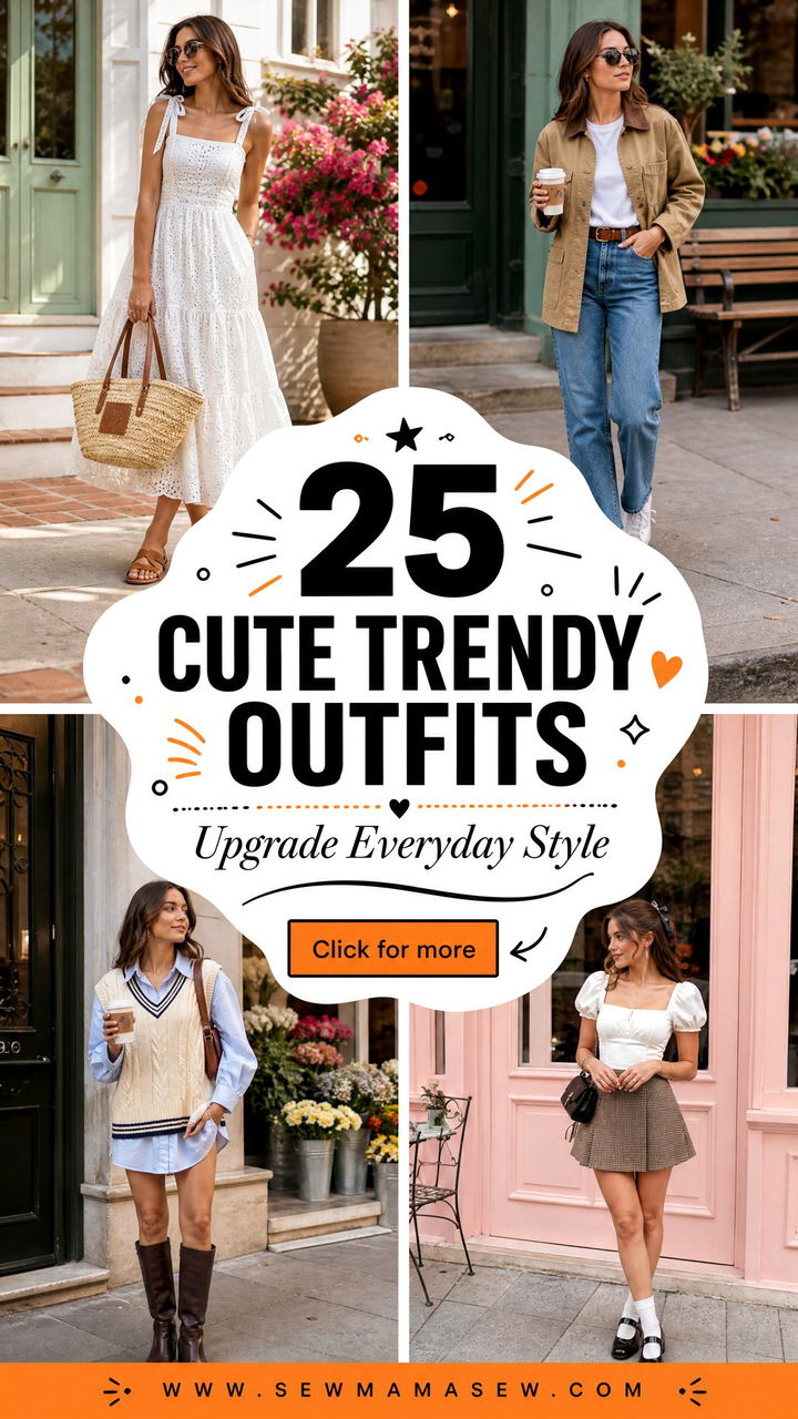 25 cute trendy outfits To Upgrade Your Everyday Style - 25 cute trendy outfits To Upgrade Your Everyday Style