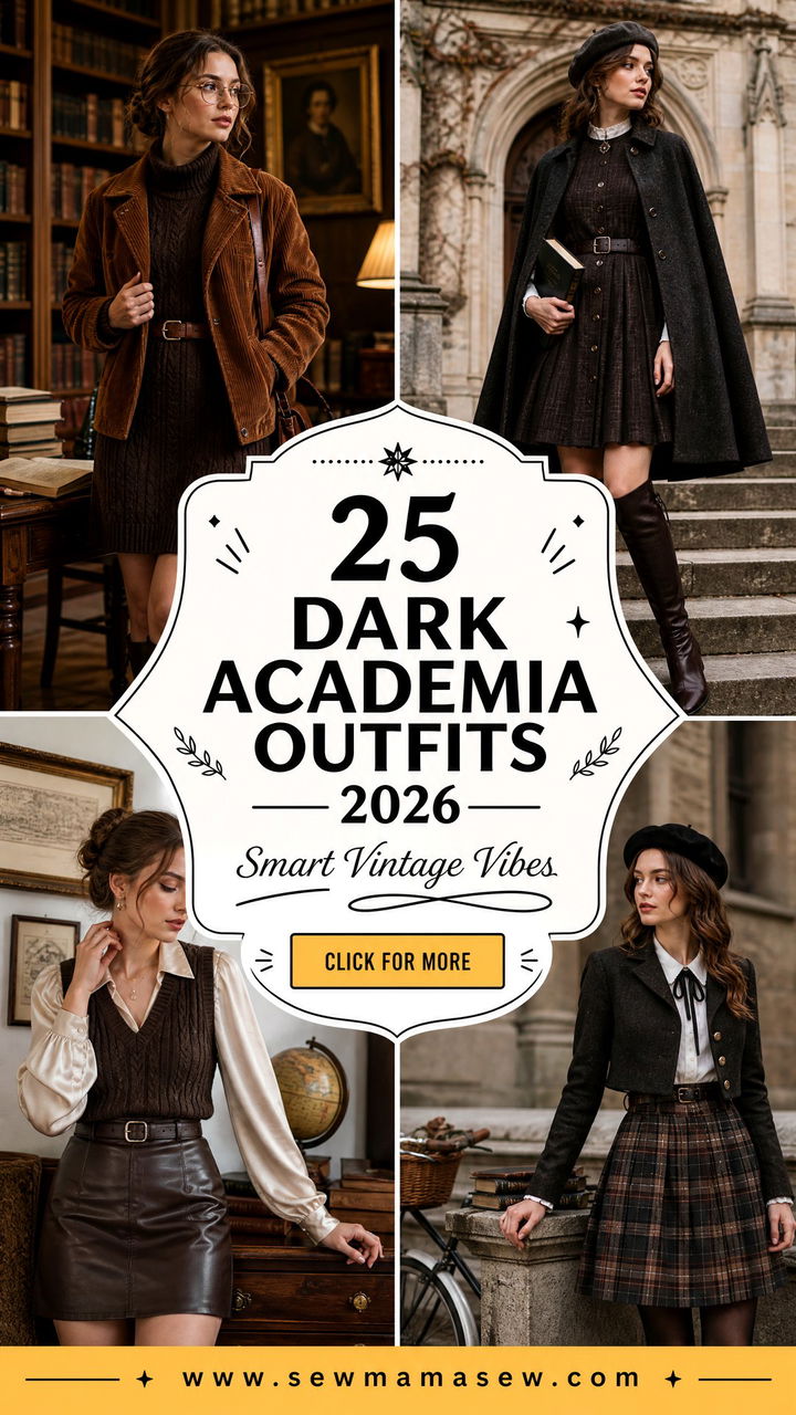 25 dark academia outfits 2026 For Smart Vintage Vibes - 25 dark academia outfits 2026 For Smart Vintage Vibes