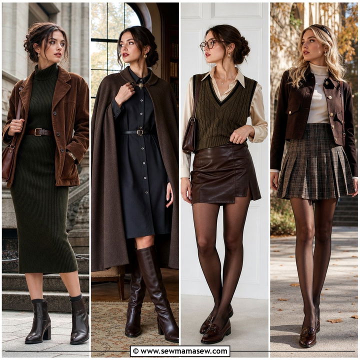 25 Dark Academia Outfits 2026 for Smart Vintage Vibes