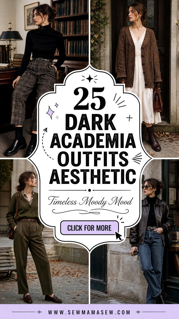25 dark academia outfits aesthetic For Timeless Mood - 25 dark academia outfits aesthetic For Timeless Mood