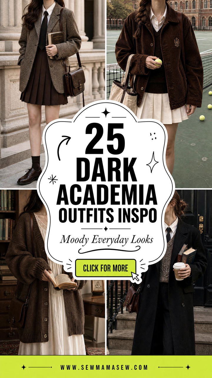 25 dark academia outfits inspo For Moody Everyday Looks - 25 dark academia outfits inspo For Moody Everyday Looks
