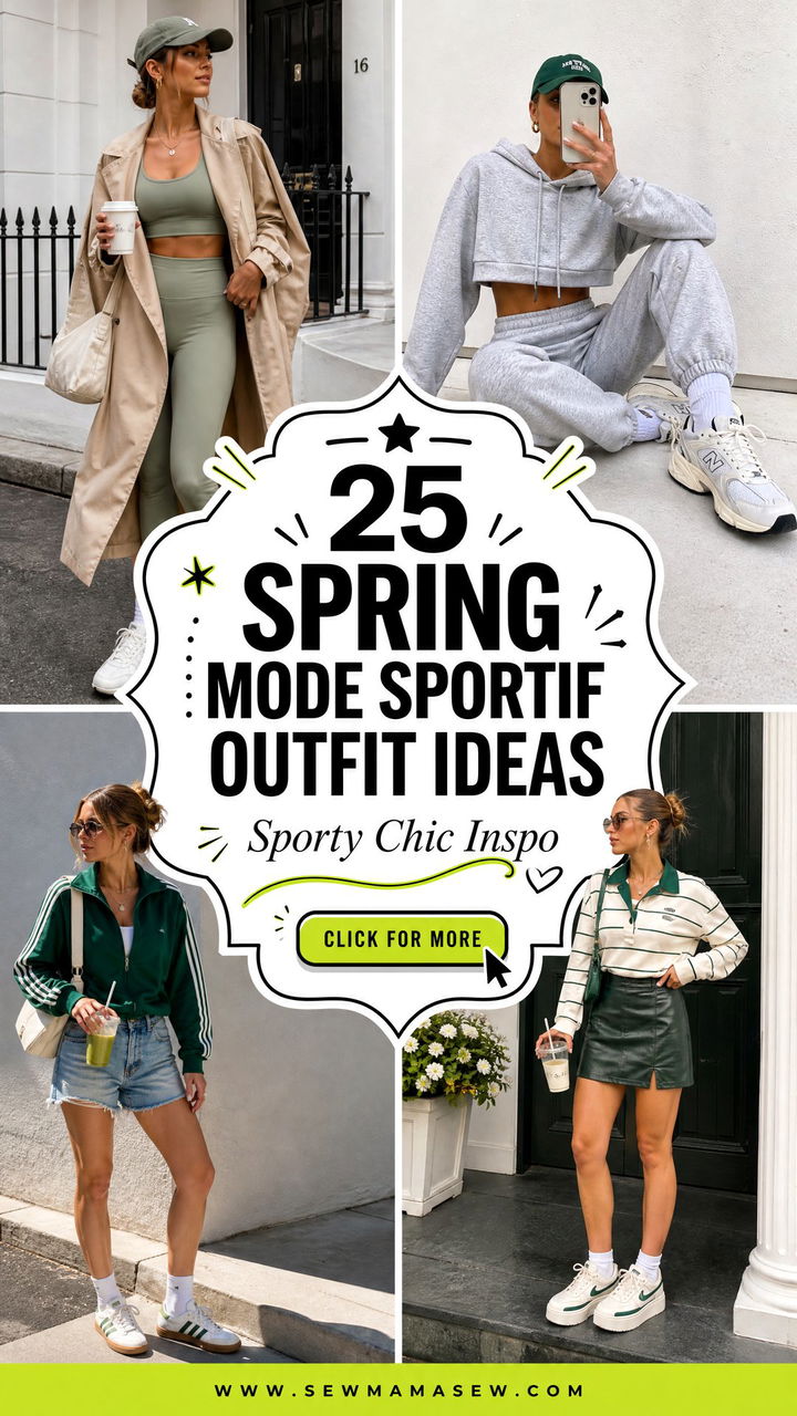 25 spring mode sportif outfit ideas Sporty Chic Inspo - 25 spring mode sportif outfit ideas: Sporty Chic Inspo