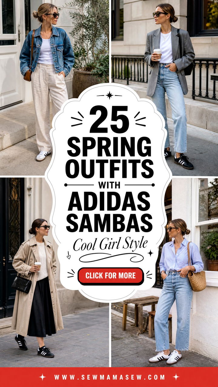 25 spring outfits with adidas sambas for Cool Girl Style - 25 spring outfits with adidas sambas for Cool Girl Style