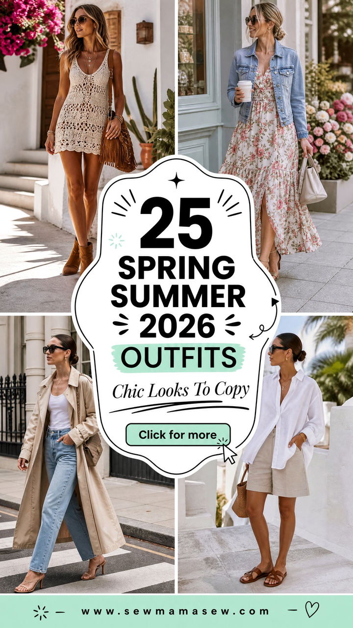 25 spring summer 2026 outfits to copy for Chic Easy Style - 25 spring summer 2026 outfits to copy for Chic Easy Style