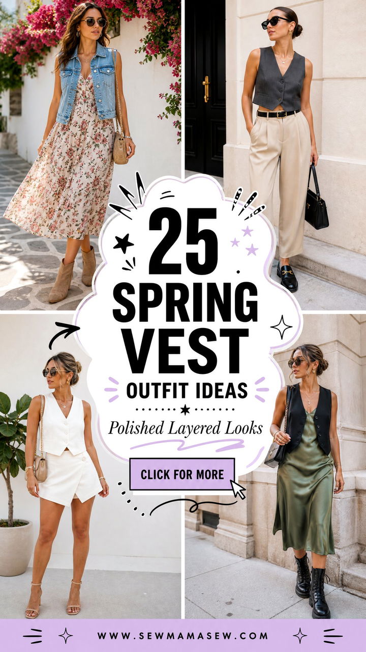 25 spring vest outfit ideas for Polished Layered Looks Now - 25 spring vest outfit ideas for Polished Layered Looks Now