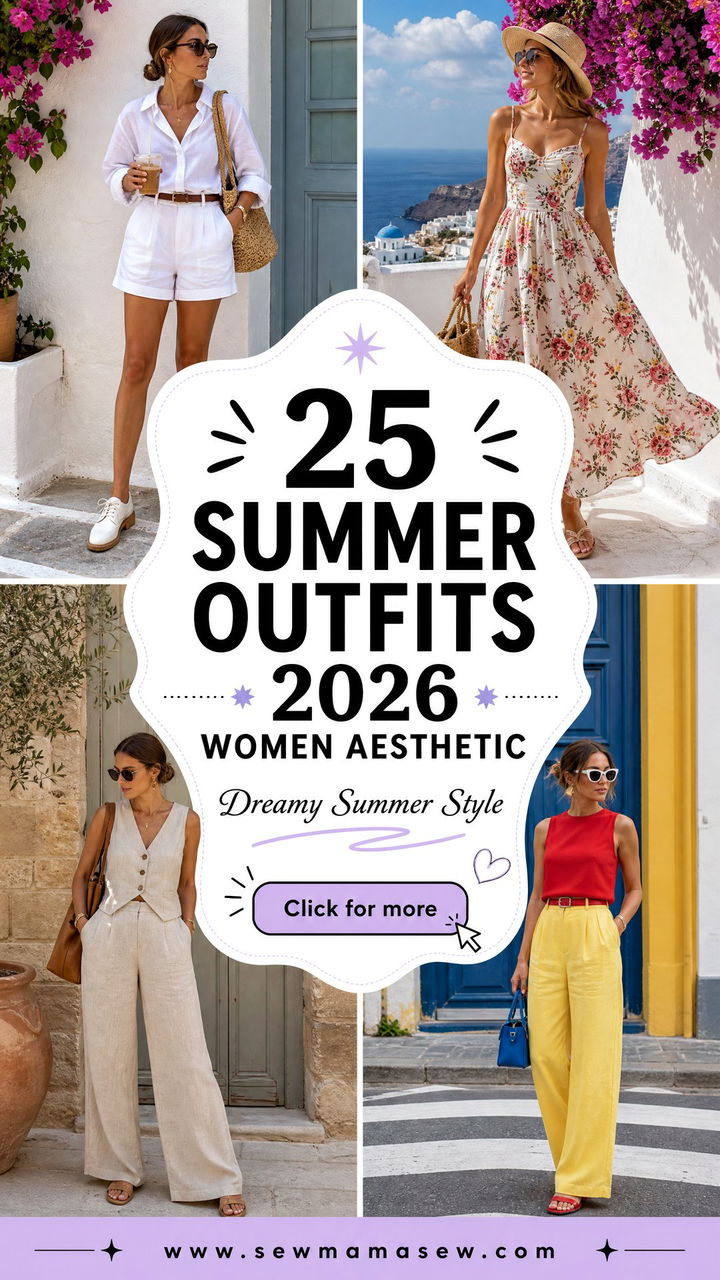 25 summer outfits 2026 women aesthetic For Dreamy Style - 25 summer outfits 2026 women aesthetic For Dreamy Style
