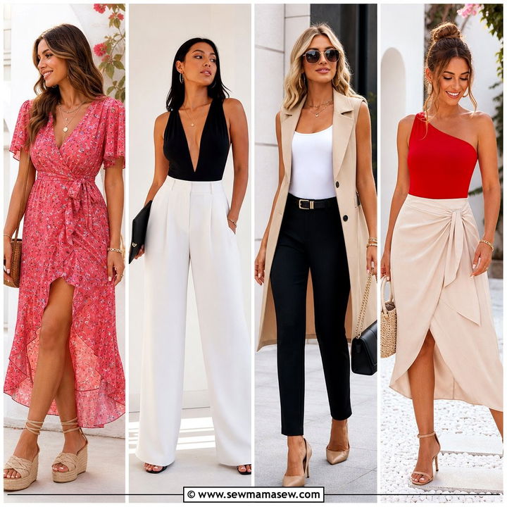 25 summer outfits for apple shaped body That Define Waists