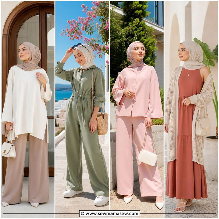 25 Summer Outfits for Hijab Women for Modest Heat-Proof Style