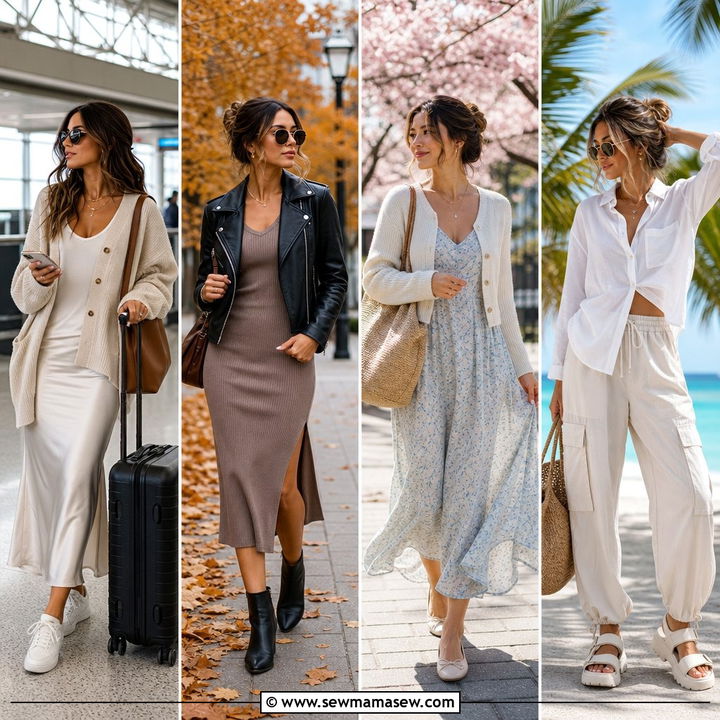 25 Travel Outfits Inspo for Comfy, Chic Vacation Looks Now