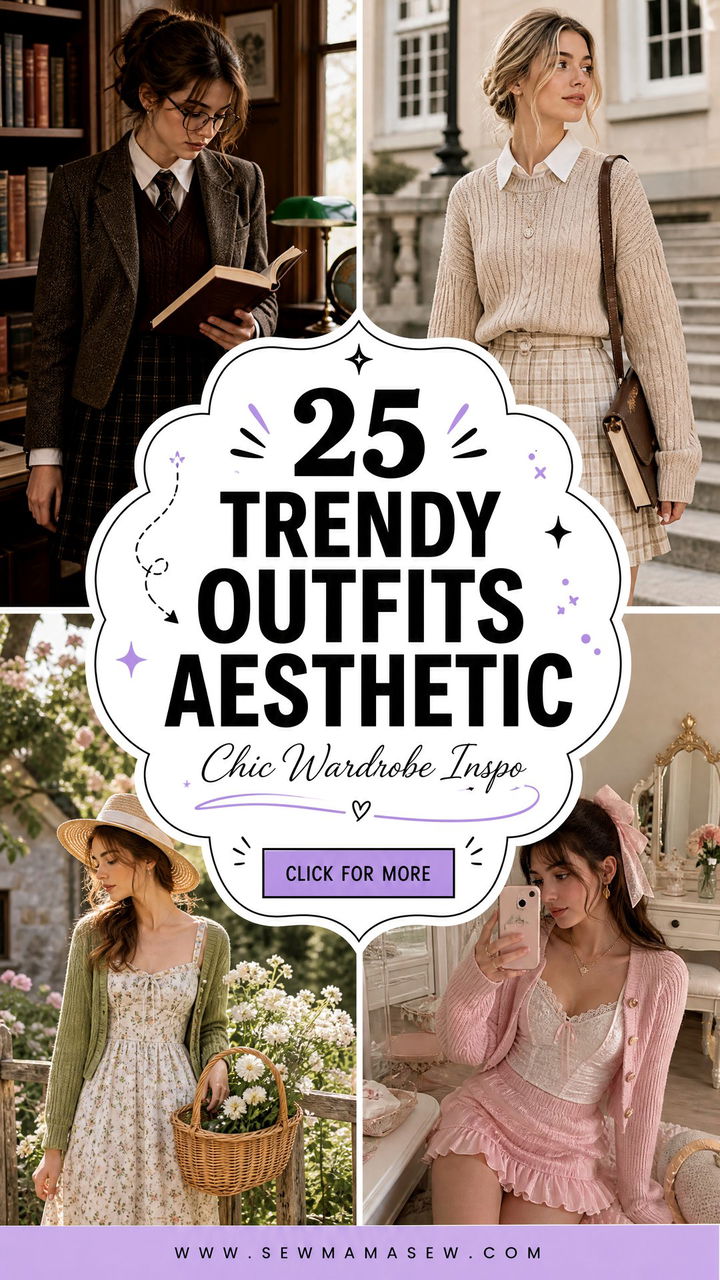 25 trendy outfits aesthetic for Chic 2026 Wardrobe Inspo - 25 trendy outfits aesthetic for Chic 2026 Wardrobe Inspo
