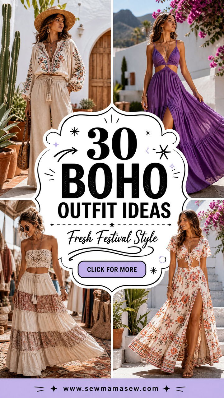 30 Boho Outfit Ideas for Festival Style That Feels Fresh - 30 Boho Outfit Ideas for Festival Style That Feels Fresh