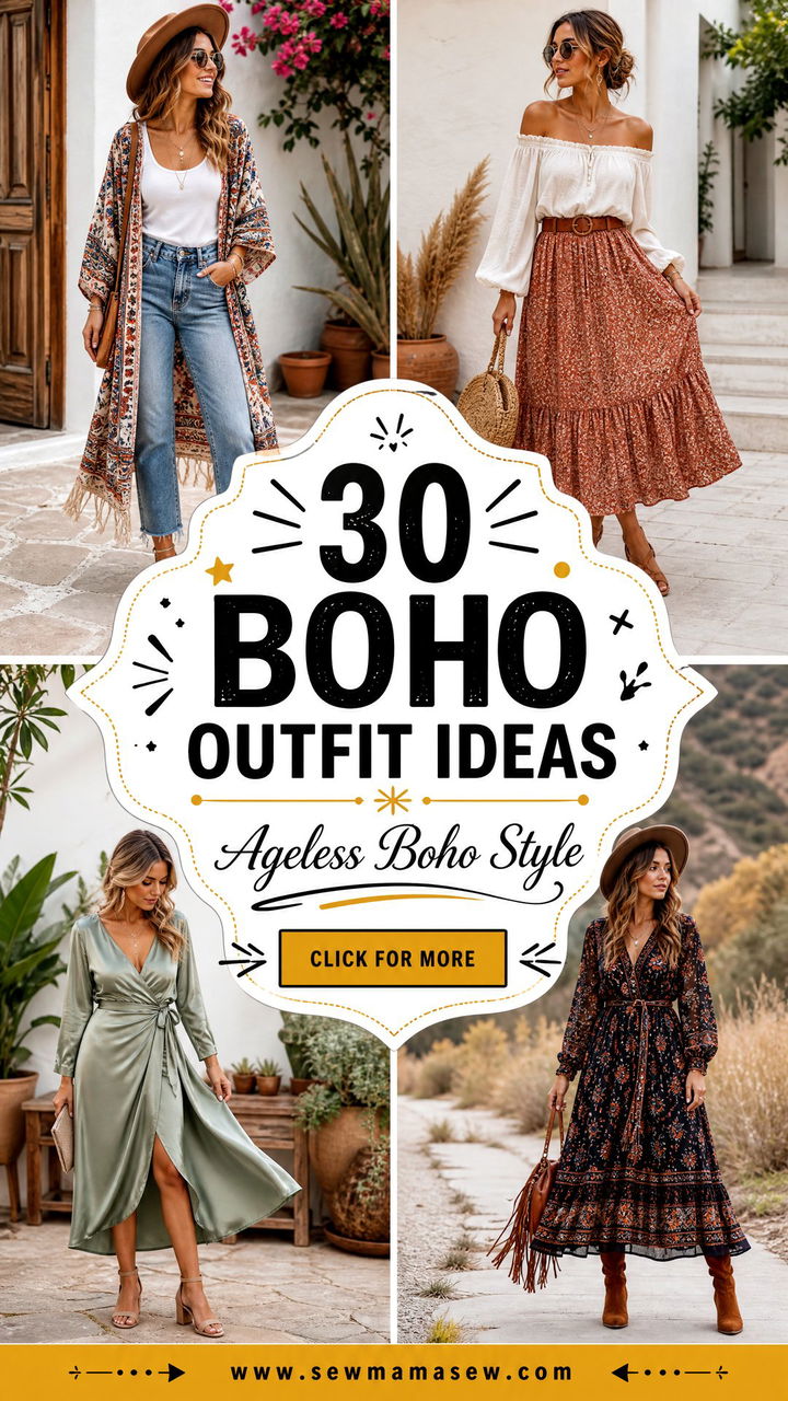 30 Boho Outfit Ideas for Women Over 50 Ageless Style - 30 Boho Outfit Ideas for Women Over 50: Ageless Style