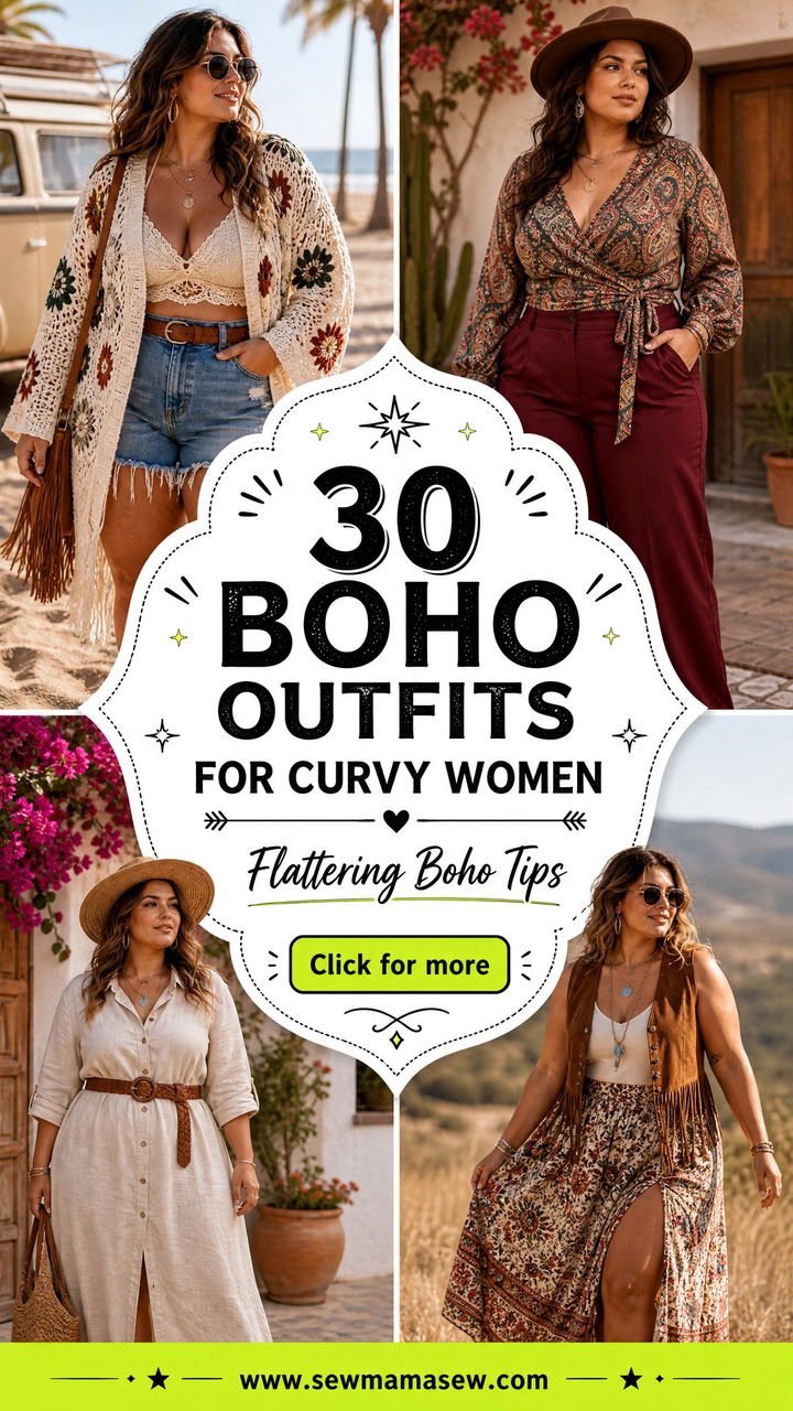 30 Boho Outfits for Curvy Women With Flattering Style Tips - 30 Boho Outfits for Curvy Women With Flattering Style Tips