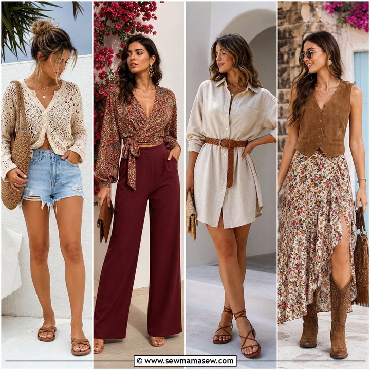 30 Boho Outfits for Curvy Women With Flattering Style Tips