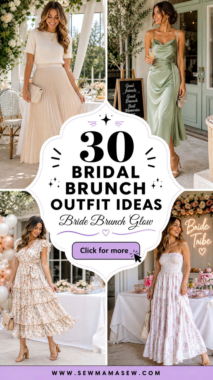 30 Bridal Brunch Outfit Ideas for Brides and Guests to Love - 30 Bridal Brunch Outfit Ideas for Brides and Guests to Love
