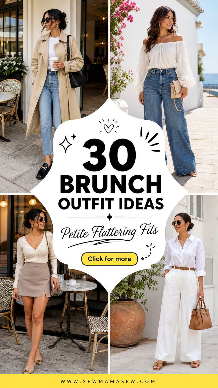 30 Brunch Outfit Ideas Petite Women Need for Flattering Fits - 30 Brunch Outfit Ideas Petite Women Need for Flattering Fits