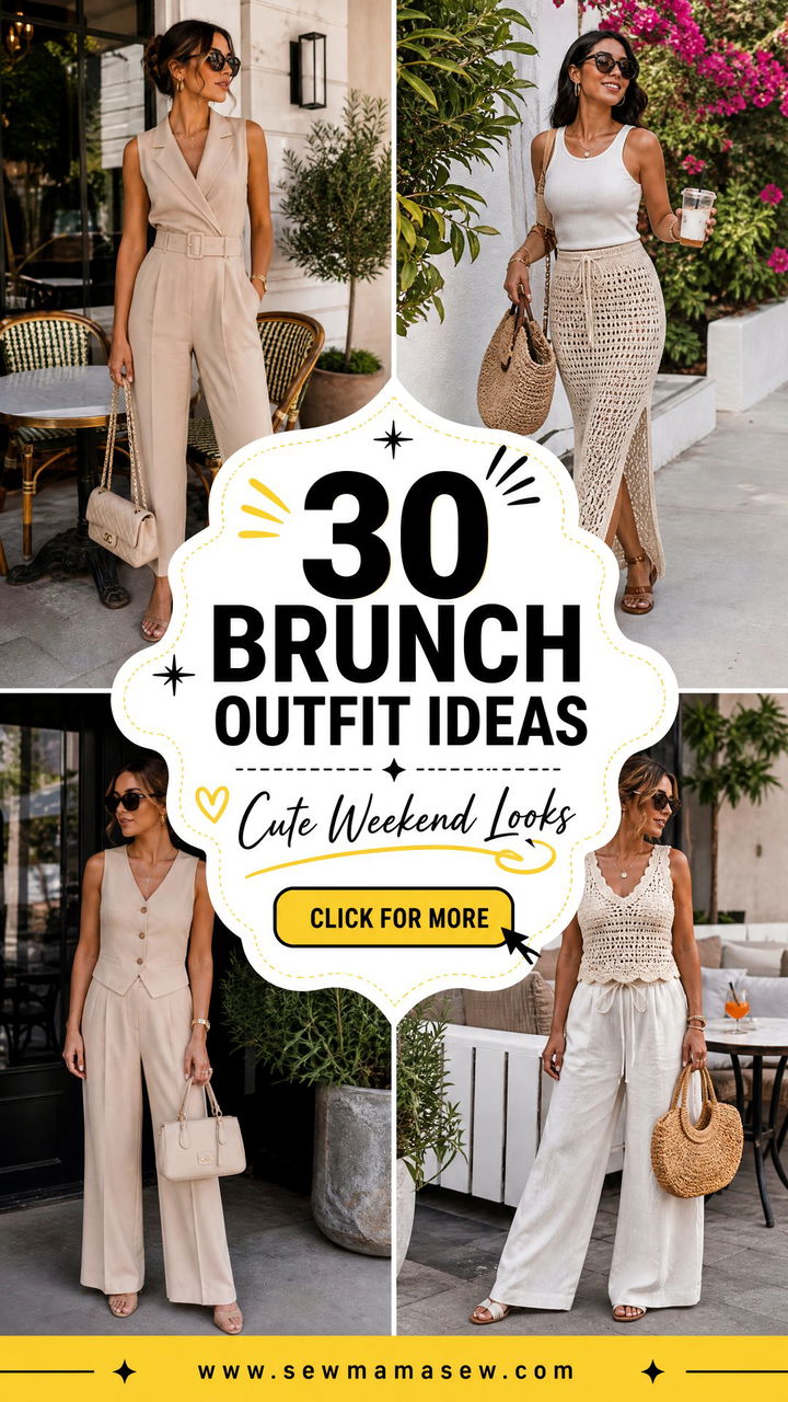 30 Brunch Outfit Ideas for Women Cute Weekend Looks - 30 Brunch Outfit Ideas for Women: Cute Weekend Looks