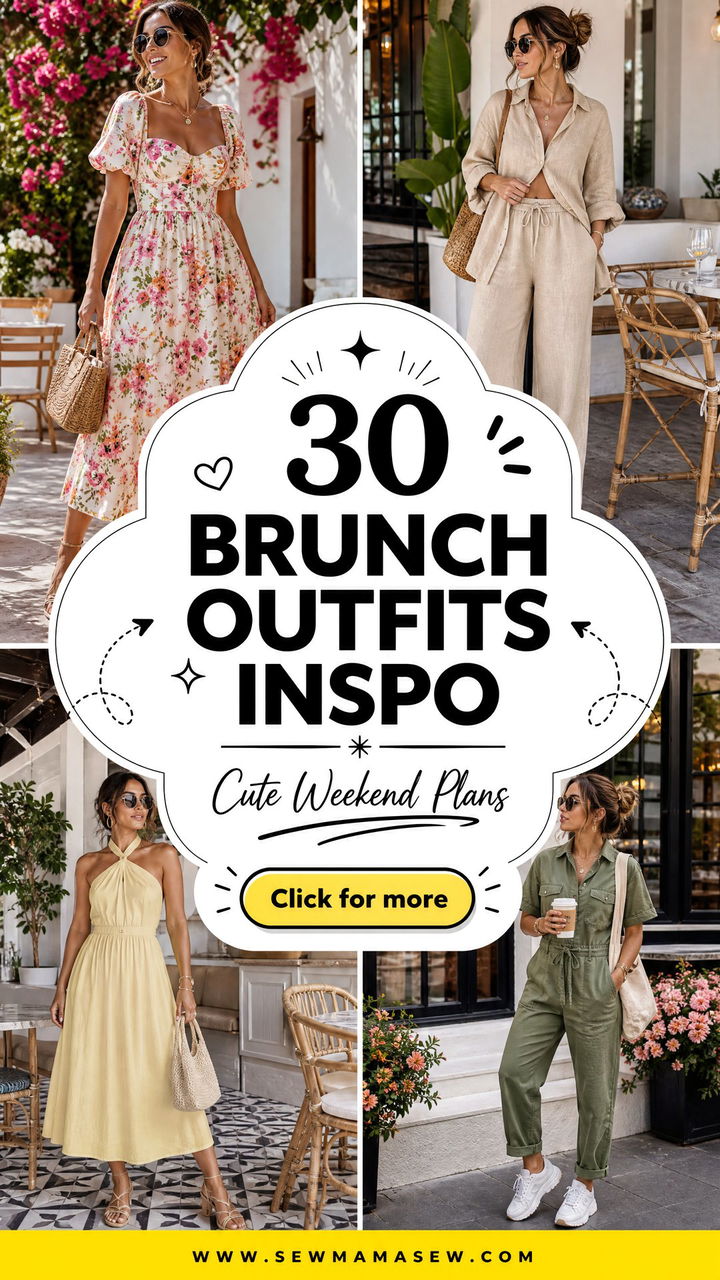 30 Brunch Outfits Inspo for Cute Weekend Plans - 30 Brunch Outfits Inspo for Cute Weekend Plans